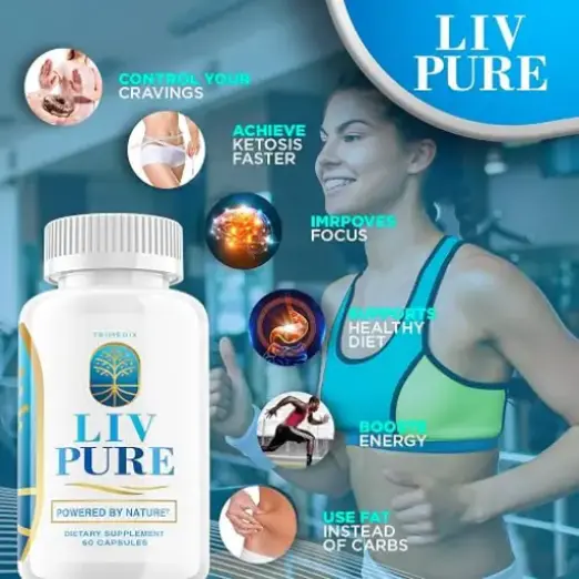 Liv Pure dietary supplement bottle